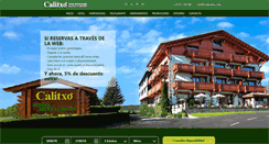 Desktop Screenshot of hotelcalitxo.com